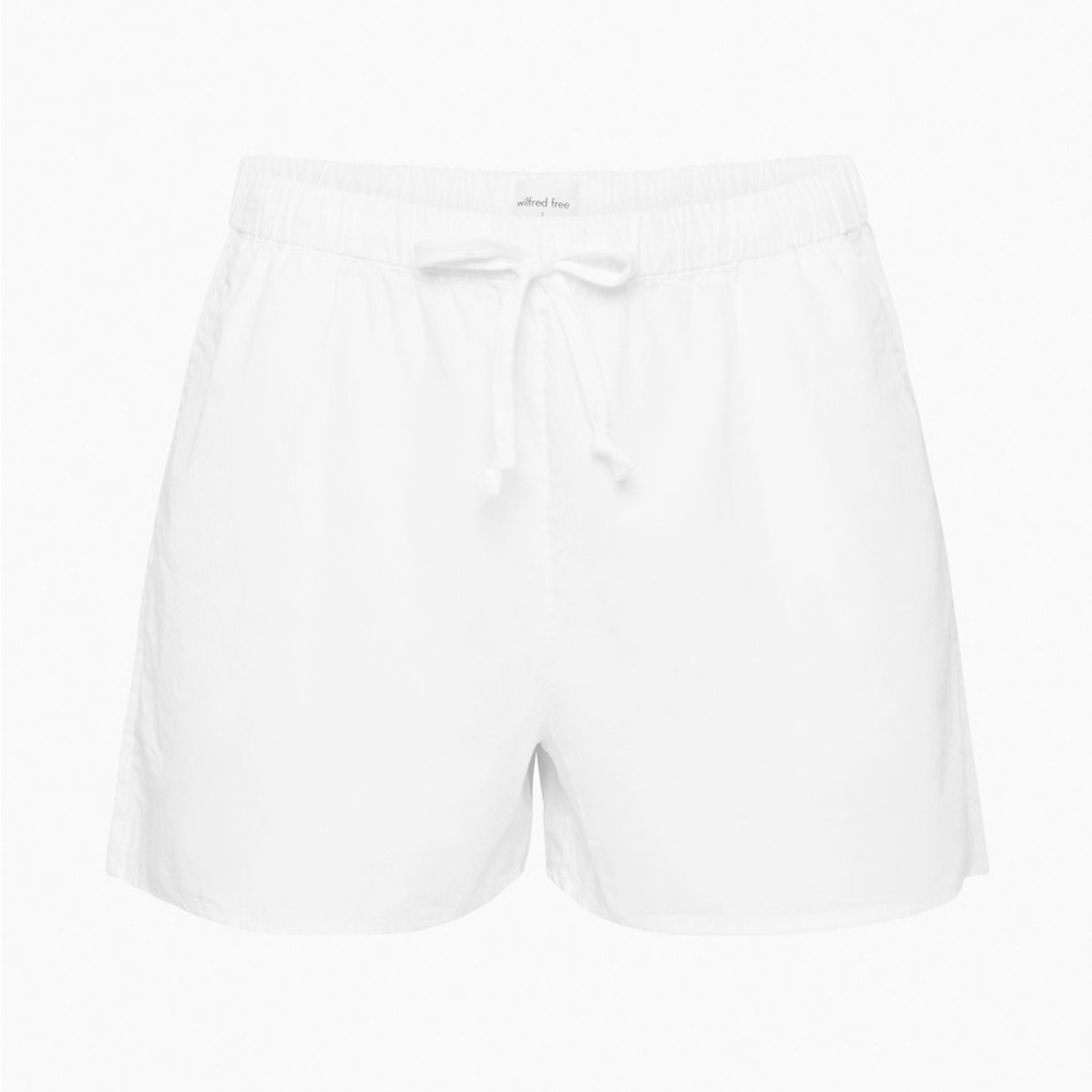 Aritzia wilfred sail poplin micro shorts